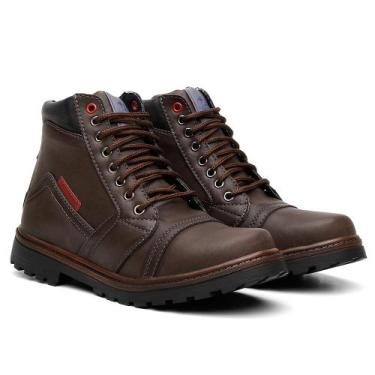 Imagem de Bota Casual Militar Cano Alto Coturno Masculino Firenze Premium Confor