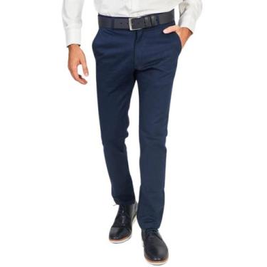 Imagem de Calça Masculina Sarja Slim - Elastano - Esporte Fino - FUSION MODAS, A