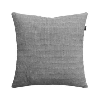 Imagem de Almofada italiana Algodão 40x40cm Cinza - FASTLAR