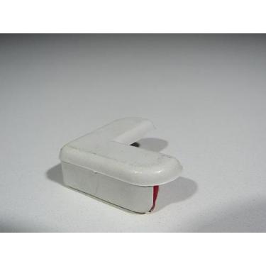 Imagem de Kit 4 Protetor de Quina de Mesa (quadrado) - VIA BRASIL, Branco