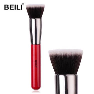 Imagem de Pincél De Maquiagem Facial BEILI Para Base, Contorno, Líquido - ElaSho