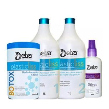Imagem de Detra Escova Progressiva Plastic Liss  1Litro + Botox Detra  Plastic L