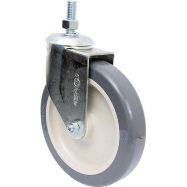 Imagem de Rodizio Girat. Espiga Roscada 6pol. R612 Bp Pvc Anti Risco 85kg Por Ro