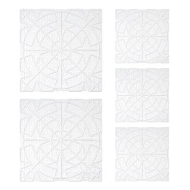 Imagem de Esteira de drenagem de queijo – Pacote com 5 – Malha de drenagem de plástico para queijo – Tapetes de secagem para fazer queijo