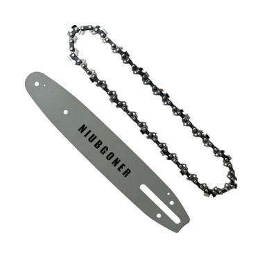 Imagem de NIUBGONER Barra guia de motosserra de 25 cm e corrente para barra de serra Ryobi 671834023, serve para RY52001 RY52002 P542 P545, para Homelite, Makita, para substitui Oregon 100SDEA218, para EGO