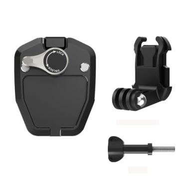 Imagem de Suporte de motocicleta para GoPro Hero Max/12/11/10/9/8/7/6/5/4/max, clipe de para-brisa de motocicleta para câmera de ação Insta360 One X4 X3/DJI Osmo, suporte para guidão, acessórios Go Pro
