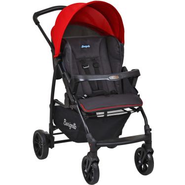 Imagem de Carrinho de Bebe Berço Passeio Burigotto Ecco CZ Vermelho