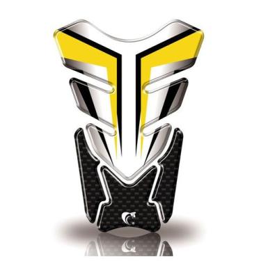 Imagem de Protetor De Tanque Adesivo Moto Cg Twister Cb Factor Fazer Gsx-S Branc