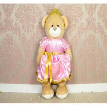 Imagem de Porta fraldas ursa princesa 65 cm / enfeite de porta de bebe - CKD CON