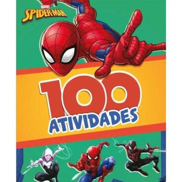 Imagem de Livro Com 100 Atividades - Homem-Aranha - 1 unidade - Marvel - Rizzo -