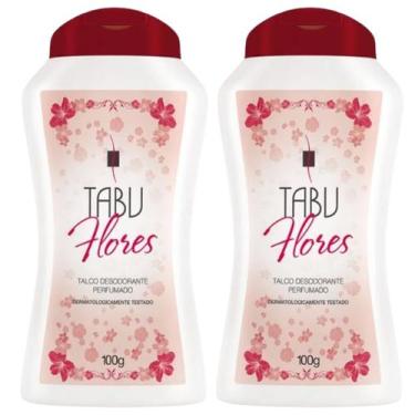Imagem de Kit 2 Talco Desodorante Perfumado Tabu Flores 100G - Dana - Dana Cosmé