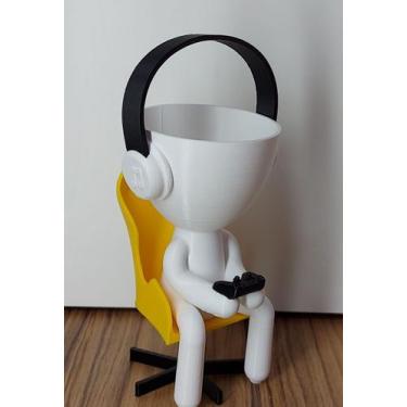 Imagem de  Vaso Robert Plant  Gamer  Bob Para Suculentas - 3DB Wonder Print, Ama