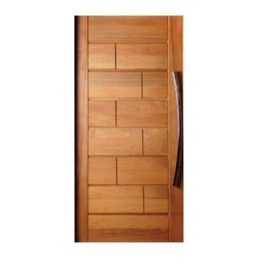 Imagem de Porta Belga Montada em Madeira Maciça Tauari - Mapaf, 72cm x 210cm