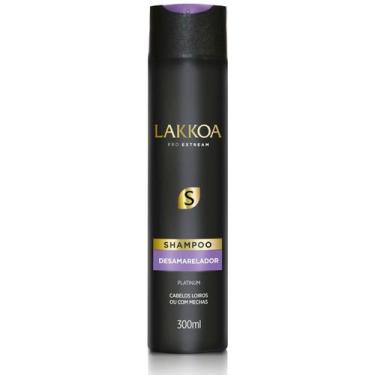 Imagem de Shampoo Desamarelador Loiros ou Mechas Lakkoa 300ml