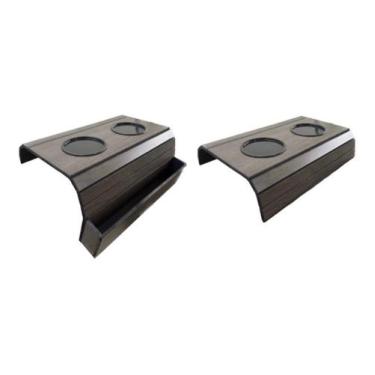 Imagem de Kit 01 Esteira Sofá Copo E Controle E 01 Porta Copo Tabaco - M A Sorpr