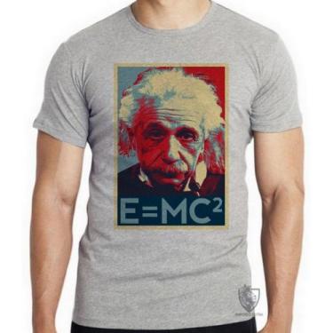 Imagem de Camiseta Albert Einstein fórmula Blusa criança infantil juvenil adulto