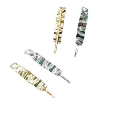 Imagem de Duo de Grampos para Cabelo Metal Dourado Luxo - Prendedor PROFESSIONAL