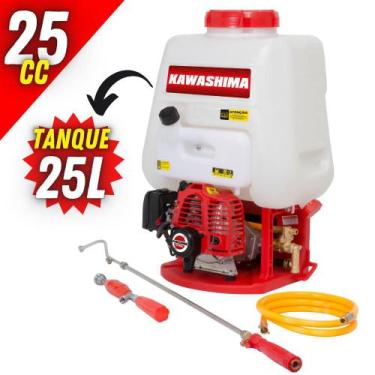 Imagem de Pulverizador Agrícola Costal Kawashima PCG2625 À Gasolina 2 Tempos 25.