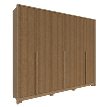 Imagem de Guarda Roupa Casal 6 Portas New Guarapari - Móveis Rimo, Carvalho/Jequ