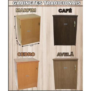 Imagem de Gabinete Para Máquina Domestica+4 Rodinhas(2COME2 SEM FREIO)