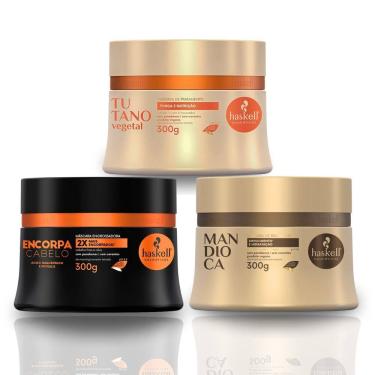 Imagem de Kit Cronograma Capilar para Cabelos Finos e Ralos Haskell