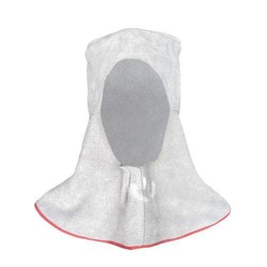 Imagem de Capuz Touca Árabe Couro Raspa Soldador Proteção Epi Segurança - Marfe 