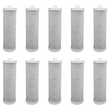 Imagem de Kit 10 Refis Filtros Carbon Block de 9.3/4" Modelo Com Rosca