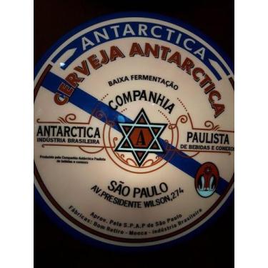 Imagem de Luminoso Cerveja Antarctica Paulista p/ Bar Boteco Churrasqueira Garag