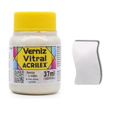 Imagem de Verniz Vitral Acrilex 37ml, 592 - BASE MADREPÉROLA