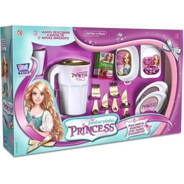 Imagem de Cozinha Faz de Conta Jantarzinho Princess Zucatoys Branco e Metalizado