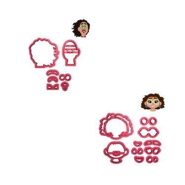 Imagem de Kit 2 Cortadores Modulares Encanto Mirabel Isabela - DOCE IMPRESSO, 9c