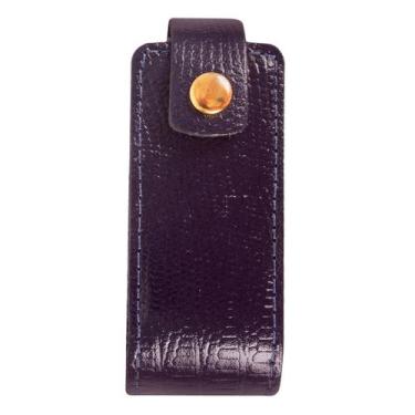 Imagem de Porta Batom c/ Espelho em Couro Artlux 001, Azul