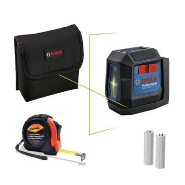 Imagem de Nível A Laser 2 Linhas Verdes Gll12-22G Bosch Profiss + Trena