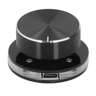 Imagem de Botão de Controle de Volume USB C, Controlador de Ajuste de Mídia Externa Multimídia Com Luz RGB para Sistemas Android