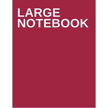 Imagem de Large Notebook: Big Size Lined Writing Journal, 150 Wide Ruled Pages, Note taking for School/College/Office, Daily Journal for Class/Homework / ... / Meditation, Basic Minimalist Design