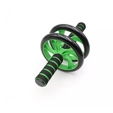 Imagem de Rolinho Abdominal Roda Rodinha Exercício Slide Wheel Abdomen Verde WCT Fitness