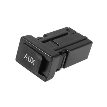 Imagem de Hihaha 86190-02020 Conector de entrada adaptador estéreo auxiliar de porta auxiliar de carro para Toyota Matrix Camry Venza Highlander Material durável