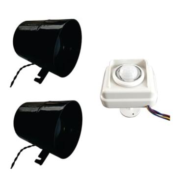 Imagem de Utronix Kit de Alarme com Sirenes Bivolt e Sensor de Presença à Prova d'Água