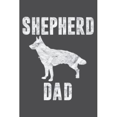 Imagem de Vintage German Shepherd Dad Dog Daddy Shepard Father: Study Notebook, 6 x 9 inches, 120 pages