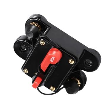 Imagem de Suporte de Fusível de Reinicialização do Disjuntor 50Amp 100Amp à Prova D'água 12-24V (60A)