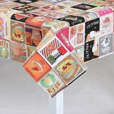 Imagem de Genérico, Toalha Mesa Térmica Vintage Café Lanchonete Beer 1,60x1,40 Nome do desenho:Vintage;Cor:Color