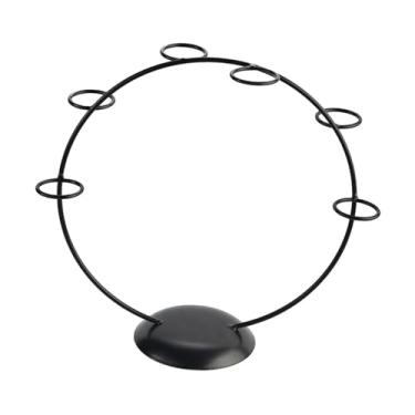 Imagem de WeiLaiKeQi Suporte de Cozimento para Casquinha de Sorvete, Suporte Multiuso Exclusivo para Fritar Francês, Cupcakes, Suprimentos para Catering, Casa E Aniversári, 6 Buracos