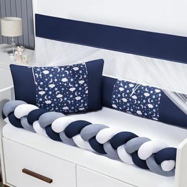 Imagem de Kit Berço 6 Peças Fofuxo Estampado Berço Americano 130x70cm - Outcasa 