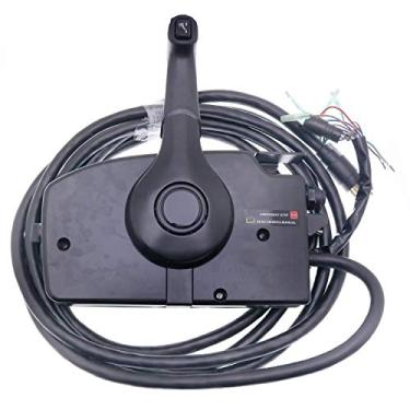 Imagem de Yixin Controle remoto externo do acelerador lateral 881170A3 serve para motor de barco Mercury motor de popa 8 pinos mão direita