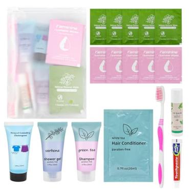 Imagem de skourvut Kit de higiene a granel, pacote de cuidados para sem-teto, kits básicos de higiene pessoal conjunto de escova de dentes e pasta de dente para moradores de rua, casa, acampamento, viagens