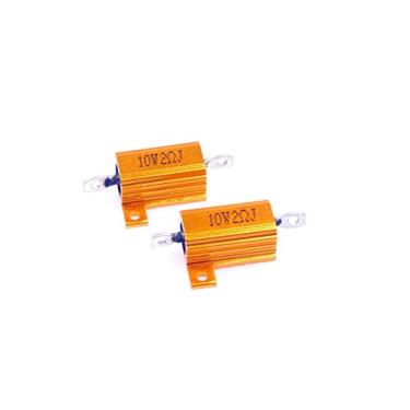 Imagem de LM YN 10 Watt 2 Ohm 5% Resistor de Corda de Alumínio Eletrônico Resistor de Ouro para Luzes de LED Inversor Divisor de Frequência Servo Industrial Control 2 peças