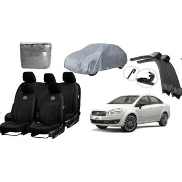 Imagem de Conjunto de Capa de Couro Linea 08-16 + Capa de Cobrir e Produtos de L