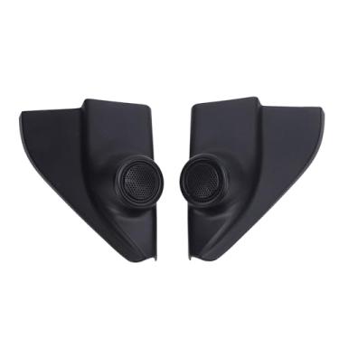 Imagem de 1 par Porta do Tweeter Tampa do Alto -falante Acabamento Esquerdo para a Direita Elegante Visual Protetora Tweeter Tweeter Spe Uma Capa Capa Capa