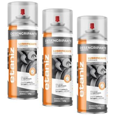 Imagem de Kit 3 Etaniz Spray Desengripante 300ml - CHESIQUIMICA