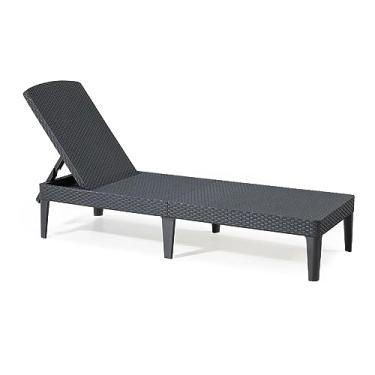 Imagem de Keter Espreguiçadeira Dobrável Esconto com 5 Posições Conforto Estilo e Resistência para Área Externa Polipropileno 187cm x 89cm x 29cm Cor Grafite